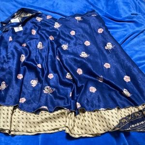Darn Good Yarn Silk Sari Wrap Skirt